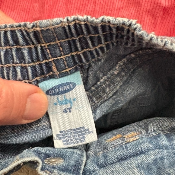 Kids Pink and Yellow Tops Set bundle 4T summer clothes jean skort tahari set - Picture 3 of 9